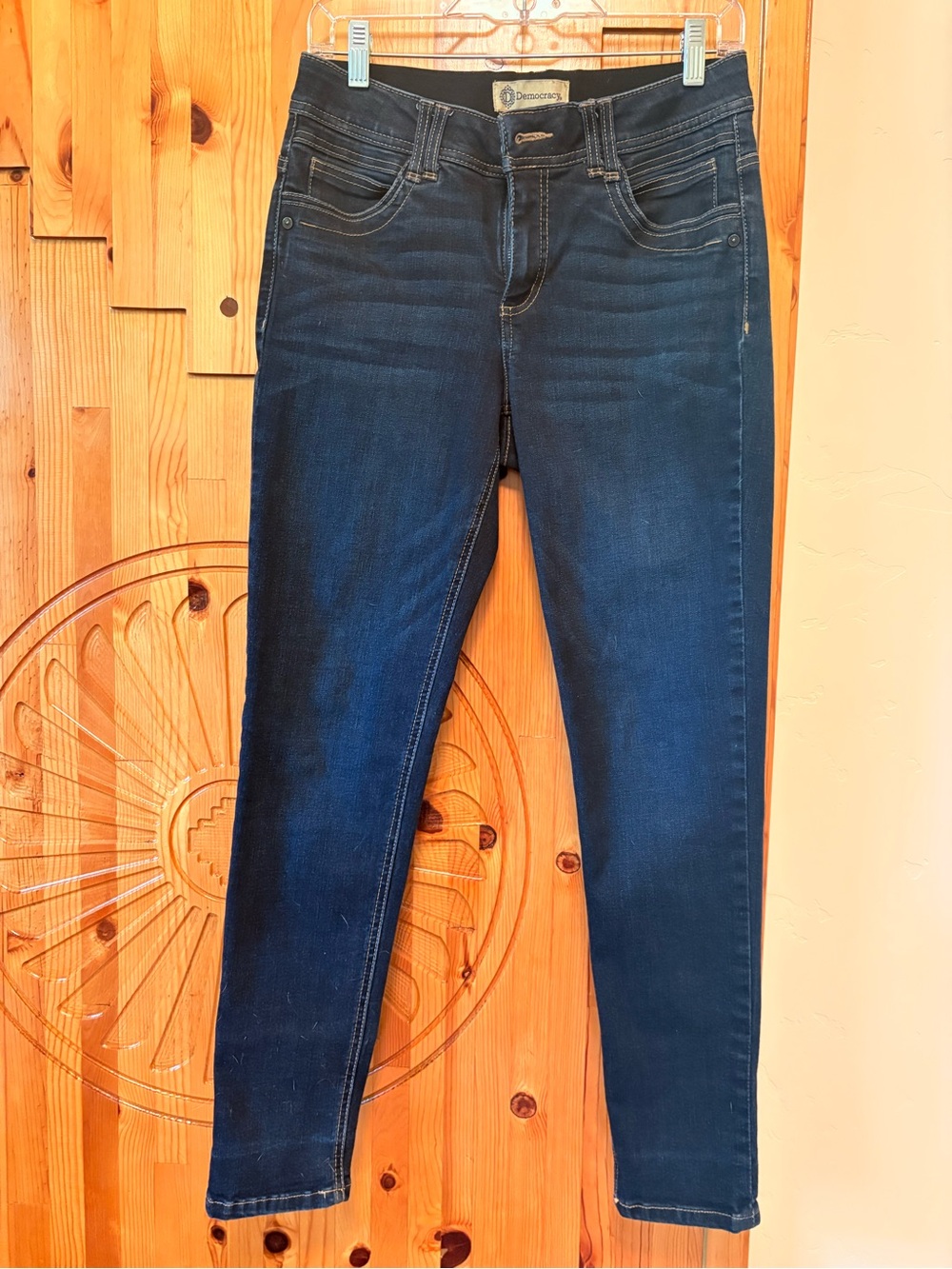 Democracy Women's Dark Blue Skinny Jeans